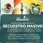 25 migrantes estarían secuestrados en ciudad Juárez